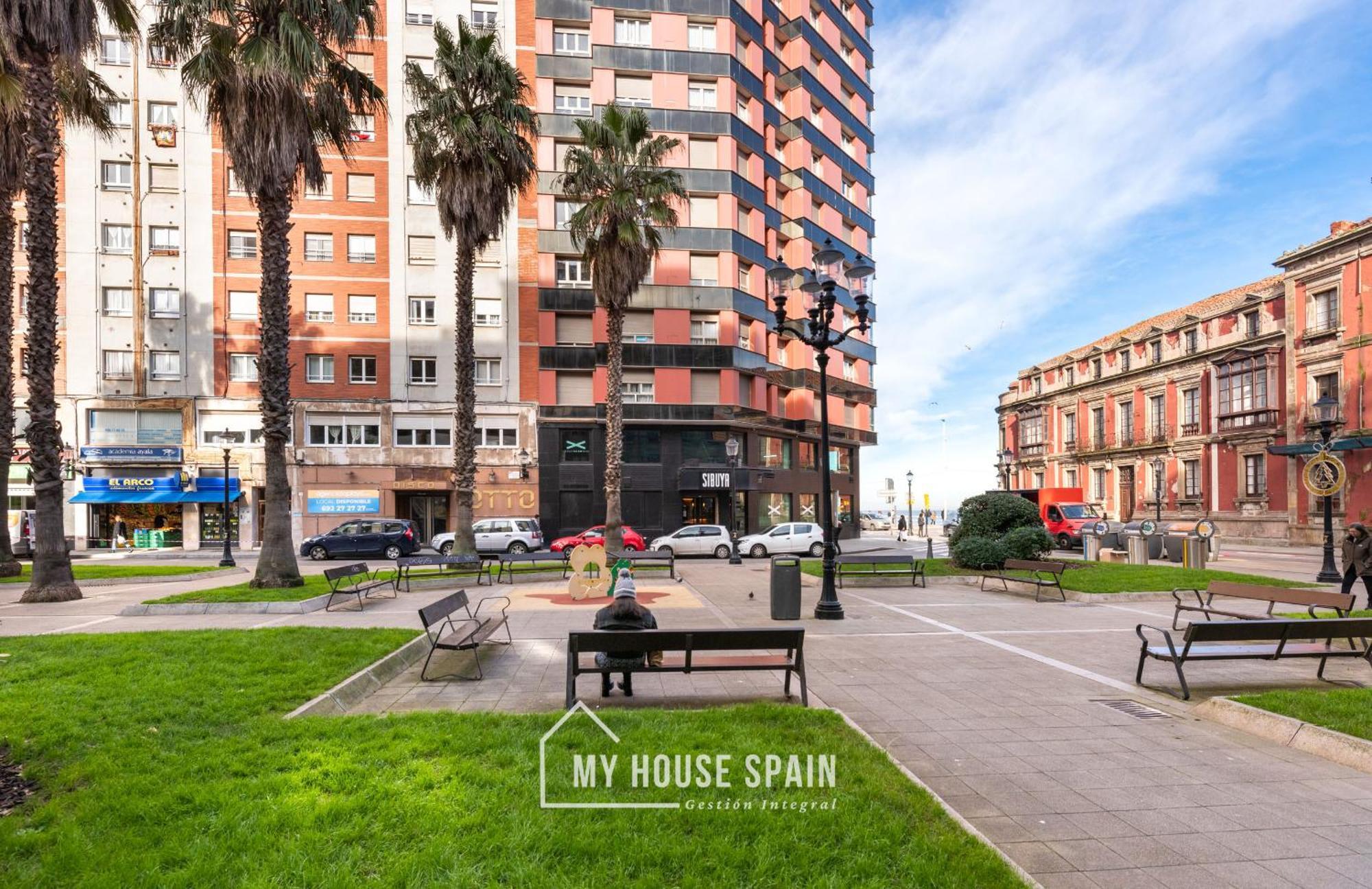 Myhousespain - Radiante Piso Junto A La Playa Хихон Экстерьер фото
